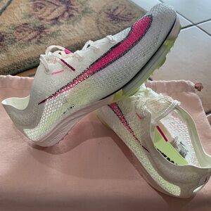 Nike Zoom Victory “Distance” Track & Field Spikes - Sail/Fierce Pink